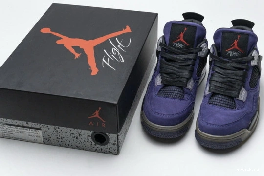 Cheap EP AJ4-766302 AJ4-766302 Travis Scott Purple Retro Air x Jordan 4 1229